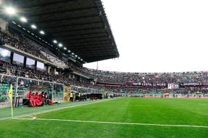 Palermo, Italy, 14 February 2026. Renzo Barbera Stadium, Palermo vs Virtus Entella, match valid for the 2025/2026 Serie B championship. In the photo: Renzo Barbera Municipal Stadium