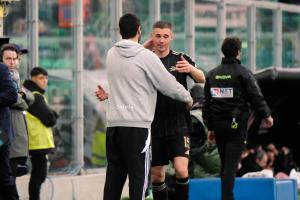 Palermo, Italy, 14 February 2026. Renzo Barbera Stadium, Palermo vs Virtus Entella, match valid for the 2025/2026 Serie B championship. In the photo: Ivan Marconi (Virtus Entella)