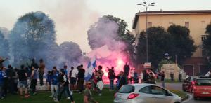 Festeggiamenti promozione Brescia in A