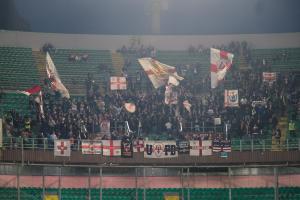 Palermo, Italy, 27 December 2025. Renzo Barbera Stadium, Palermo vs Padova, match valid for the 2025/2026 Serie B championship. In the photo: Padova fans