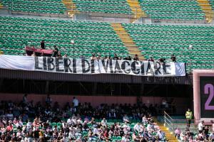 Palermo, Serie B 2024/2025, Palermo-Sudtirol 1-2, Stadio Renzo Barbera /foto Federico Serra/, nella foto: Tifosi Palermo