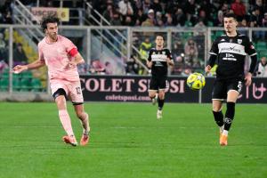Palermo, Italy, 18 January 2026. Renzo Barbera Stadium, Palermo vs Spezia, match valid for the 2025/2026 Serie B championship. In the photo: Mattia Bani (Palermo FC)
