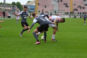 Alessandria, Serie C, 2023/2024, Alessandria-Vicenza 1-2, giocata allo stadio Giuseppe Moccagatta, nella foto: Ian Soler in marcatura