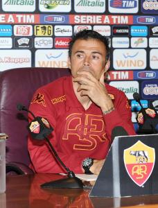 Conferenza stampa Luis Enrique Roma 