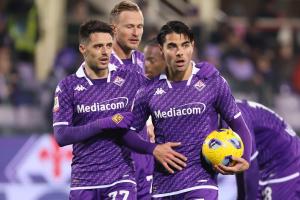 Riccardo Sottil e Josip Brekalo  - Fiorentina-Parma Coppa Italia ottavi di finale stagione 2023-2024 - 06.12.2023 ore 21.00 - Stadio Artemio Franchi - Firenze - foto Federico De Luca @fdlcom 2023 - tutti i diritti riservati - vietata la riproduzione anche parziale.