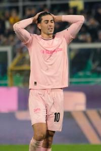 Palermo, Italy, 27 December 2025. Renzo Barbera Stadium, Palermo vs Padova, match valid for the 2025/2026 Serie B championship. In the photo: Filippo Ranocchia (Palermo FC)