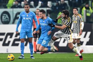 Db Torino 08/12/2023 - campionato di calcio serie A / Juventus-Napoli / foto Daniele Buffa/Image Sport 
nella foto: Piotr Zielinski-Manuel Locatelli