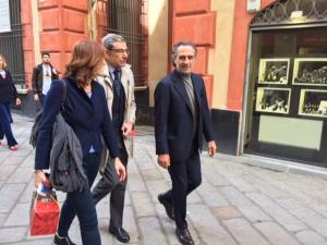 Visita ai musei di Strada Nuova a Genoa per Prandelli