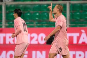 Palermo, Italia, 7 febbraio 2026. Stadio Renzo Barbera, Palermo vs Empoli, match valido per il campionato di Serie B 2025/2026. Nella foto: Joel Pohjanpalo (Palermo FC)