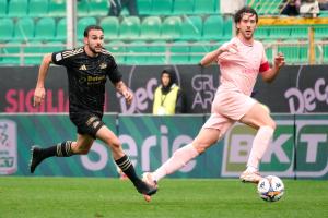 Palermo, Italy, 14 February 2026. Renzo Barbera Stadium, Palermo vs Virtus Entella, match valid for the 2025/2026 Serie B championship. In the photo: Mattia Bani (Palermo FC)