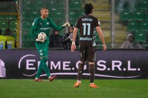 Palermo, Italia, 7 febbraio 2026. Stadio Renzo Barbera, Palermo vs Empoli, match valido per il campionato di Serie B 2025/2026. Nella foto: Jesse Joronen (Palermo FC)