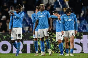 Ci Napoli 03/12/2023 - campionato di calcio serie A / Napoli-Inter / foto Carmelo Imbesi/Image Sport
nella foto: delusione finale Napoli
