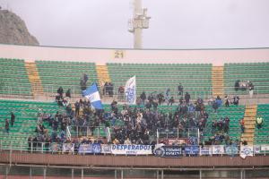 Palermo, Italia, 7 febbraio 2026. Stadio Renzo Barbera, Palermo vs Empoli, match valido per il campionato di Serie B 2025/2026. Nella foto: Tifosi dell’Empoli FC