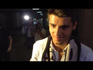Arrivo a Torino di Alvaro Morata 