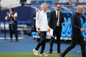 Entrenamiento del Real Madrid en el Stade De France 