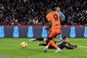 Ci Napoli 03/12/2023 - campionato di calcio serie A / Napoli-Inter / foto Carmelo Imbesi/Image Sport
nella foto: gol Marcus Thuram