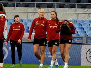 Prepartita Roma-Barcellona 