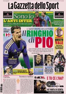 Gazette Dello Sport 21 Novembre 1997 Inter-Milan - Roma - Pacheco